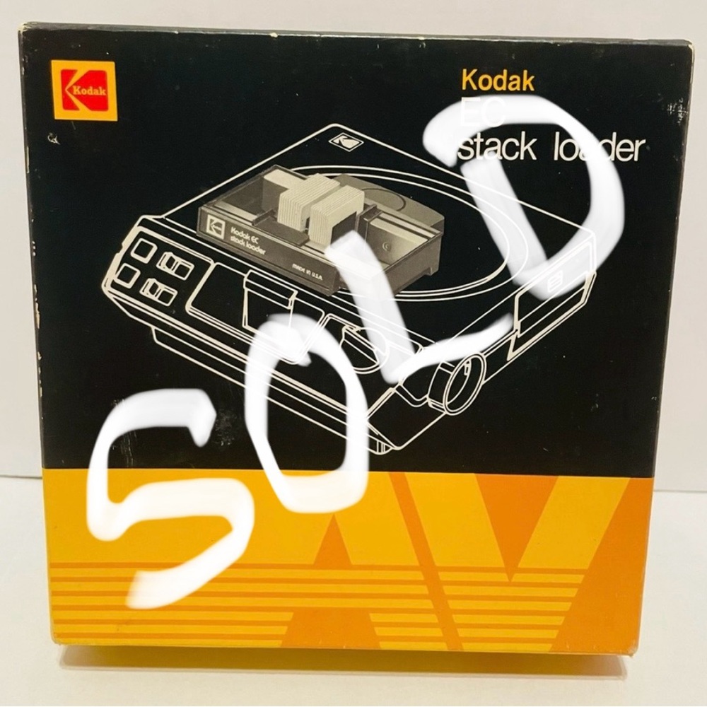 Vintage Kodak EC40 Stack Loader Original Box Carousel Projector Tray Slides